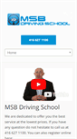 Mobile Screenshot of msbdrivingschool.com